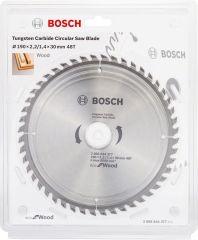 190*30 mm 48 Diş Bosch Optiline Eco Ahşap için Daire Testere Bıçağı