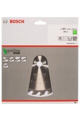 Bosch Optiline Wood 184*16 Mm 24 Diş Daire Testere Bıçağı