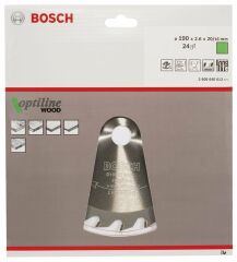 Bosch OPW Daire Test. Bıç. 190*20/16 mm 24 D E