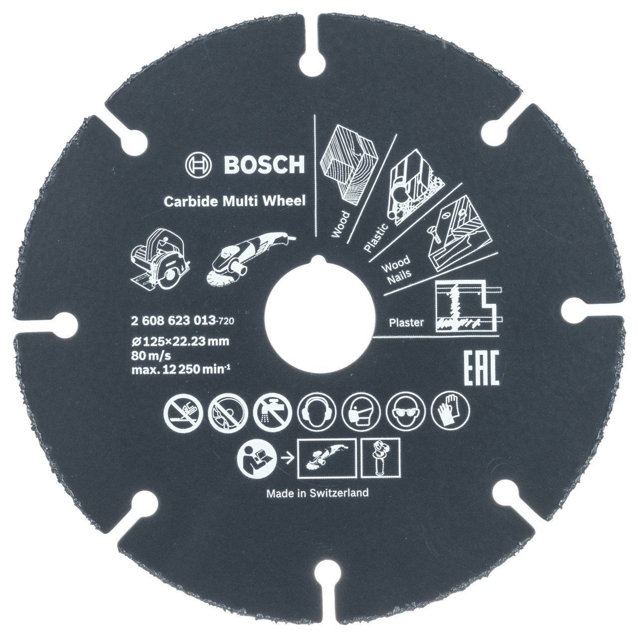 Bosch - Carbide Multi Wheel 125 mm (Çok Amaçlı Kesici)