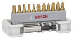 Bosch - 11 Parça MaxGrip Vidalama Ucu Seti + Universal Tutucu