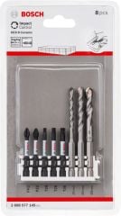 Bosch - Impact Control Serisi HEX-9 Ceramic/PowerBit 8'li Set