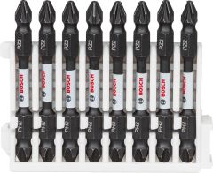 Bosch ImpactC Vidalama Çift Uç PH2-PZ2*65 8'li