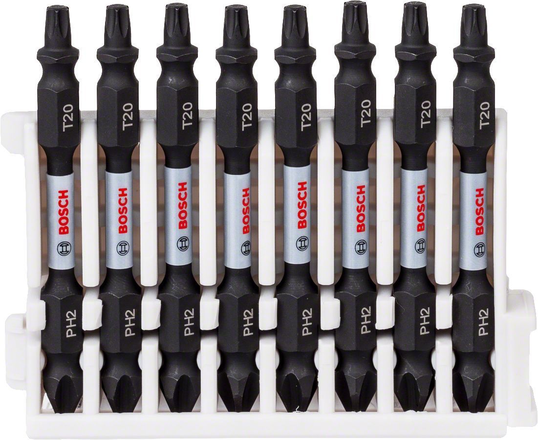 Bosch - Impact Control Serisi Çift Taraflı Vidalama Ucu 8'li PH2/T20 *65mm