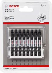 Bosch - Impact Control Serisi Çift Taraflı Vidalama Ucu 8'li PH2/T20 *65mm