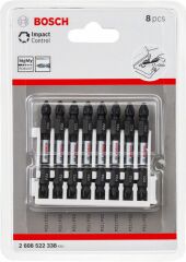 Bosch ImpactC Vidalama Çift Uç PZ2*65mm 8'li