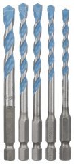 Bosch - Altıgen Şaftlı, HEX-9 Serisi Çoklu Malzeme için Matkap Ucu 5'li Set 4-5-6-8-10 mm
