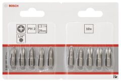 Bosch ExtraHard Vidalama Ucu PH2*25 mm 10'lu