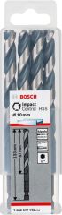 Bosch - Altıgen Şaftlı - Impact Control - HSS Metal Matkap Ucu 10,0*133mm 5'li Paket