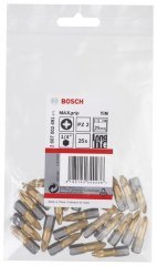Bosch - Max Grip Serisi Vidalama Ucu PZ 2*25 mm 25'li
