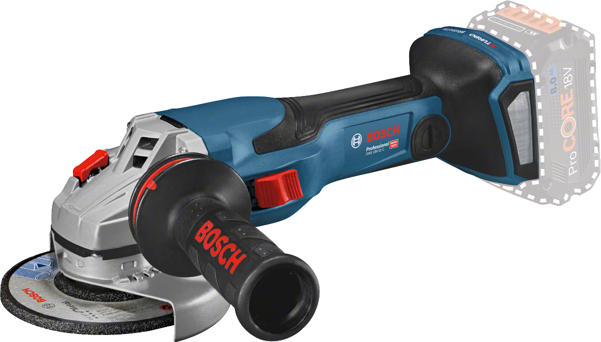 Bosch GWS 18V-15 C Akülü Taşlama (SOLO-125mm)