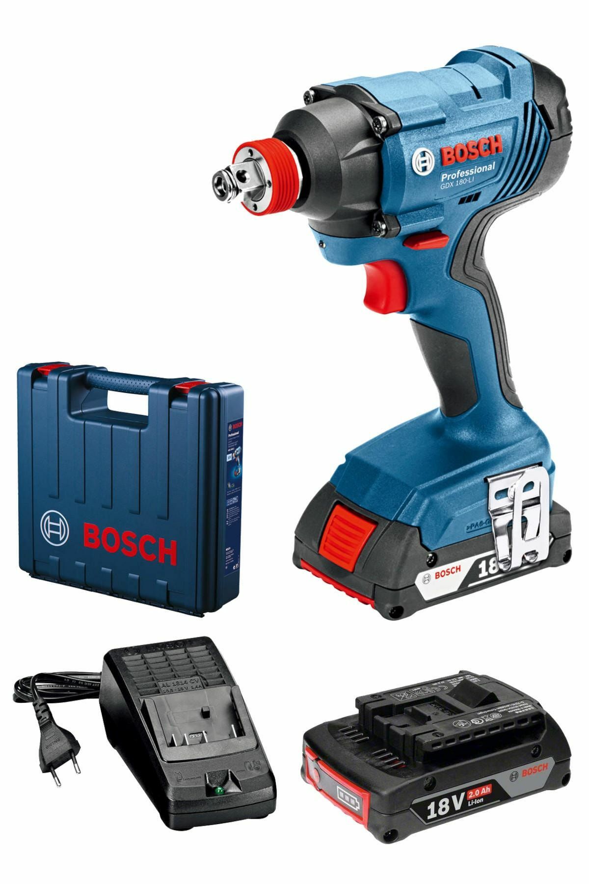 Bosch GDX 180-LI Somun Sıkma (2x2.0Ah;Plastik)