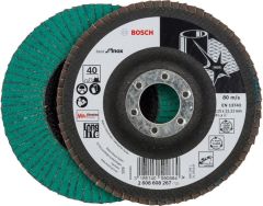 115mm 40kum Flap Disk  Best For İnox (Paslanmaz Ürünler İçin) BOSCH 2608608267