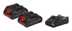 GAL 18V-40 + 2*PROCORE 4AMP. AKÜ BAŞLANGIÇ SETİ, BOSCH 1600A01BA3