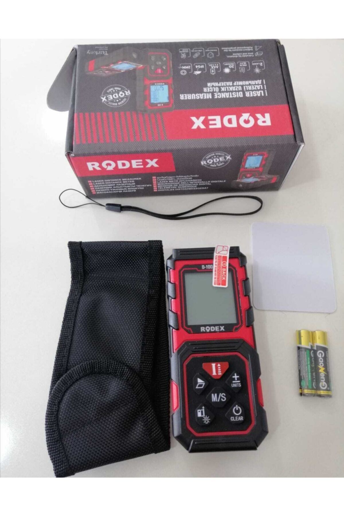 Rodex Lazer Mesafe Ölçer Lazermetre 100m