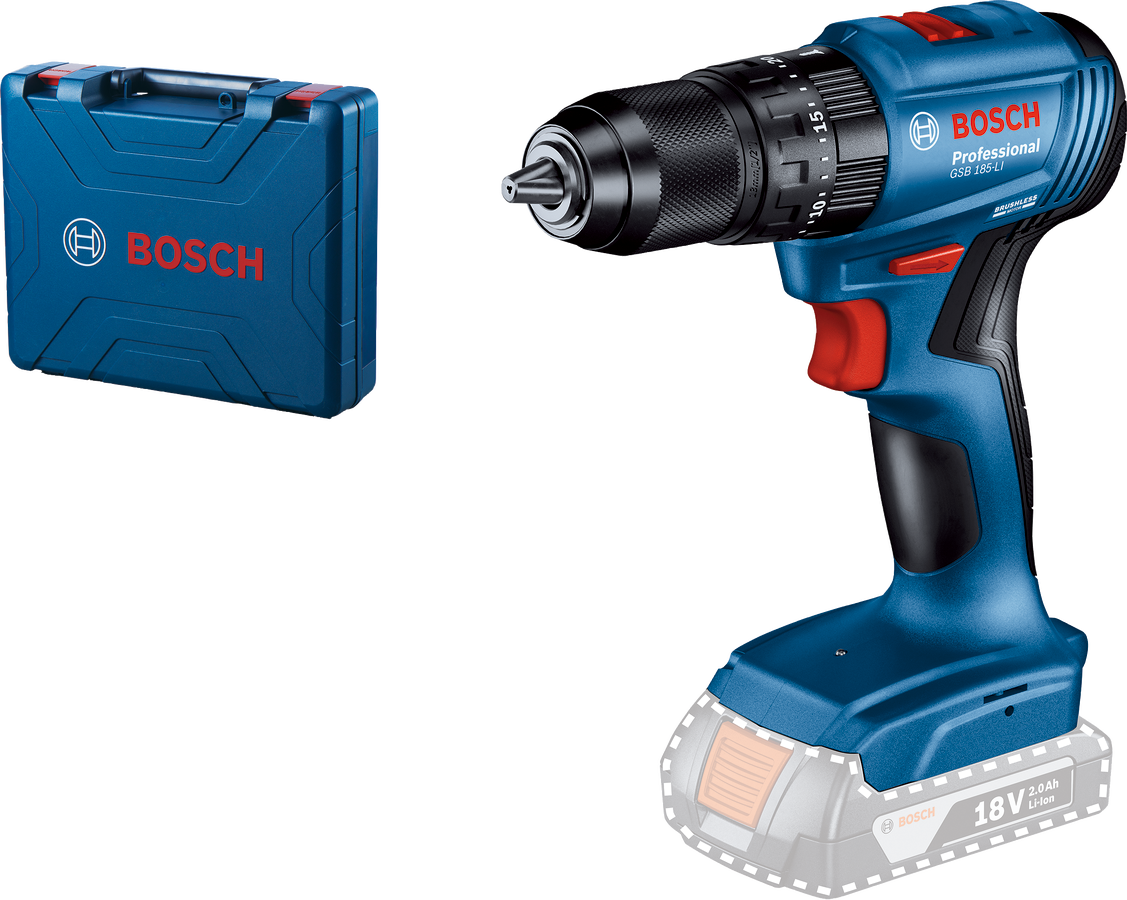 Bosch Gsb 185-lı Professional Akülü Darbeli Matkap (akü Ve Şarj Dahil Değil) - 06019k3103