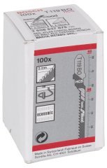 Bosch - Ekonomik Seri Ahşap İçin T 119 BO Dekupaj Testeresi Bıçağı - 100'Lü Paket