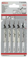 Bosch Dekupaj Bıçağı CleanforWood T101BR 5'li