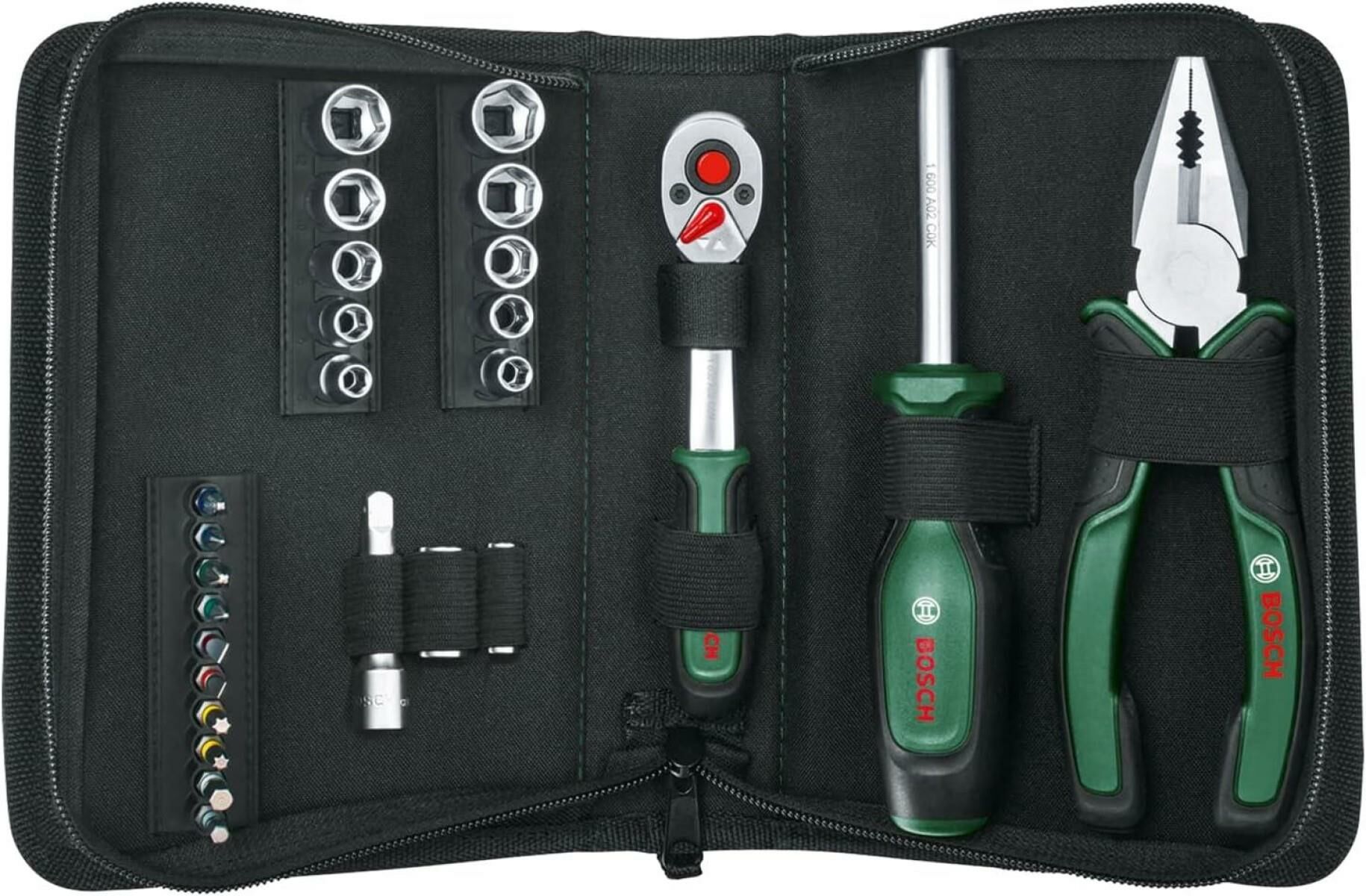 Taşınabilir El Aleti Seti 26 Parça BOSCH 1600A02BY2
