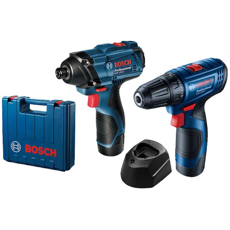 Bosch GSR 120-LI + GDR 120-LI(2x2.0Ah;Plastik)
