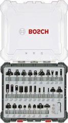 Bosch Profesyonel 30 Parça Karışık Freze Bıçağı Ucu Seti 8 mm Şaftlı