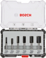 Bosch Profesyonel 6 Parça Karışık Freze Bıçağı Ucu Seti 8 mm Şaftlı