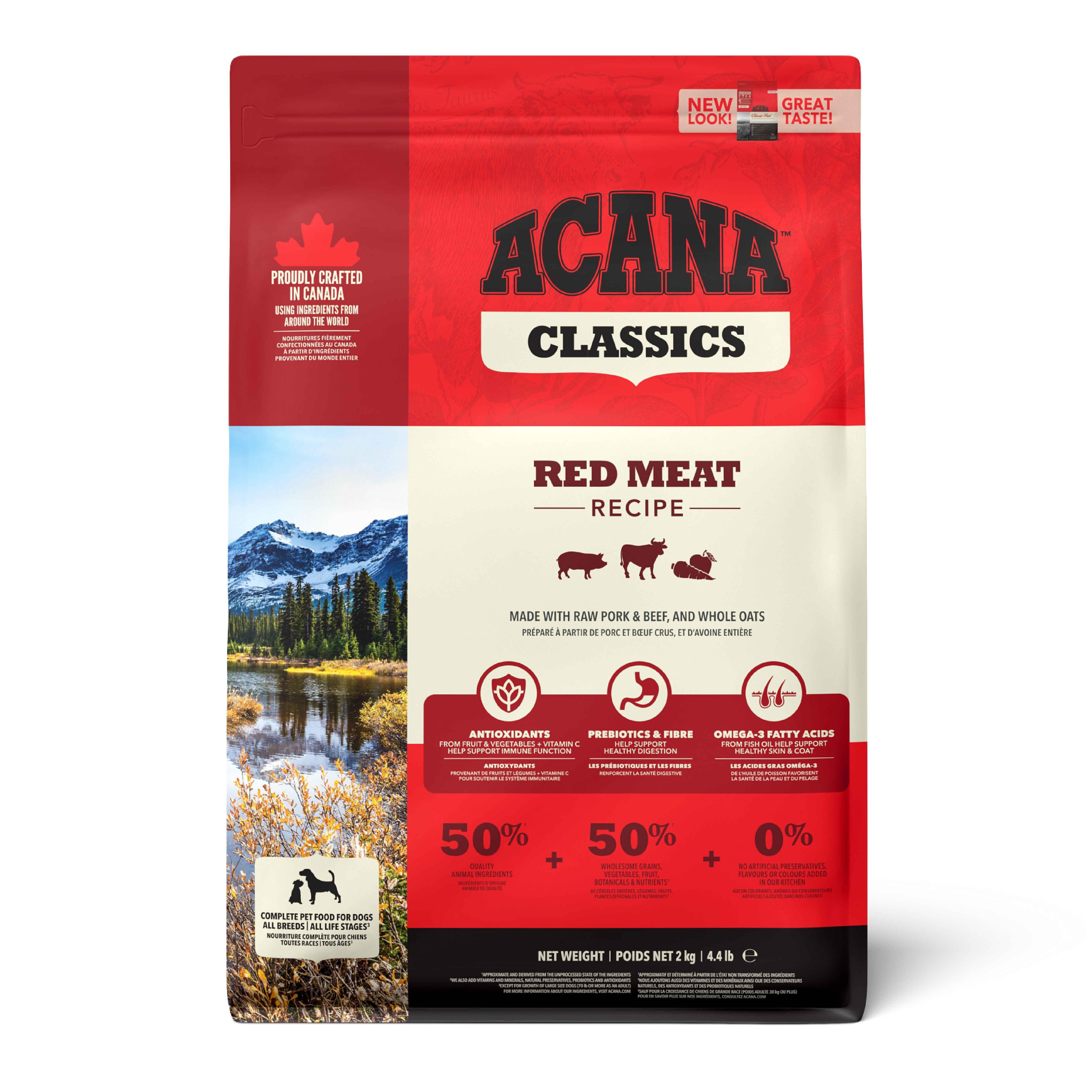 ACANA Classics - Red Meat Köpek Maması 2 kg - Tüm ırk ve yaşam evreleri için