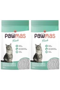 Pawmas Fresh Bentonit Kedi Kumu 10 Lt x 2 Adet