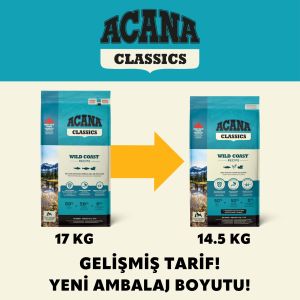 Acana Classics Wild Coast Köpek Maması 14,50 Kg