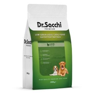 Dr.Sacchi Premium Düşük Tahıllı Kuzu Etli Yetişkin Köpek Maması 2 Kg