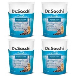 Dr.Sacchi Silica Kedi Kumu 3,2 Lt x 4 Adet