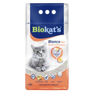 Biokat's Kedi Kumu Bianco Vanilya&Mandalina 10 Lt