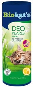 Biokats Deo Pearls kedi kumu parfümü bahar esanslı 700gr