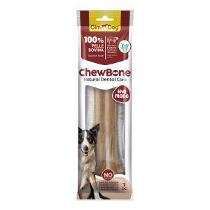 GimDog Chew Bones Press Köpek Çiğneme Kemiği 10'' 210 Gr 1'li Naturel
