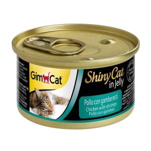 GimCat Shinycat Konserve Kedi Maması - Tavuklu Karidesli 70gr