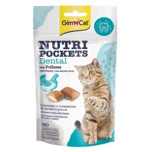 GimCat Nutripockets Kedi Ödülü Dental 60Gr