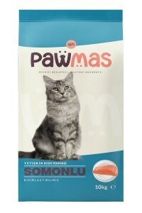Pawmas Somonlu Kısırlaştırılmış Yetişkin Kedi Maması 10 Kg