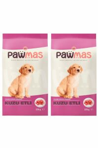 Pawmas Kuzu Etli Yavru Köpek Maması 10 Kg x 2 Adet