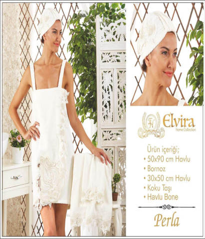 Elvira Home Collection Perla Gelin Bornozu