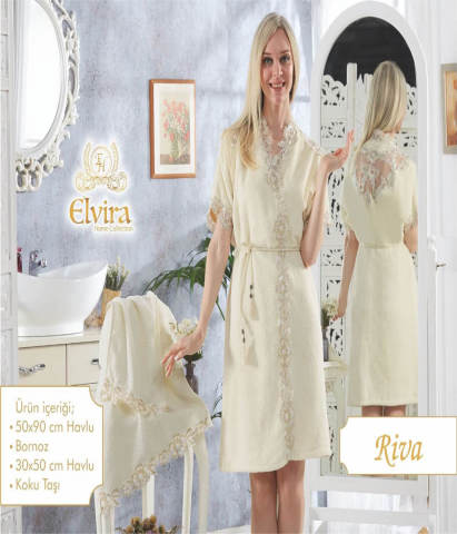 Elvira Home Collection Riva Gelin Bornozu