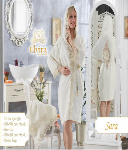 Elvira Home Collection Sara Gelin Bornozu