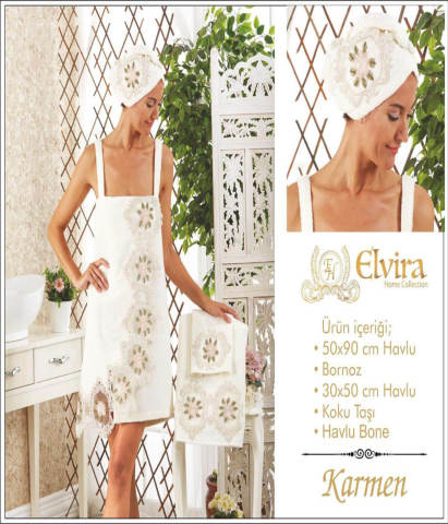 Elvira Home Collection Carmen Gelin Bornozu
