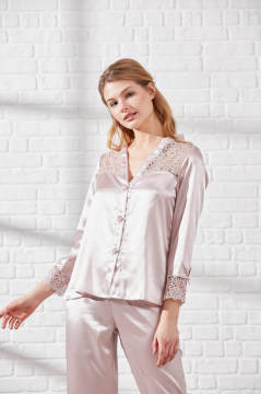 Pierre Cardin 6625 6'lı Saten Gecelik Sabahlık Çeyiz Seti