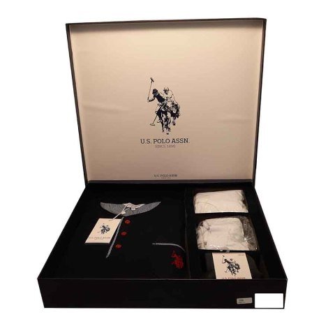 U.S. Polo 17394 Pijama Takımı & Çamaşır Takımı & Çorap 5'li Set