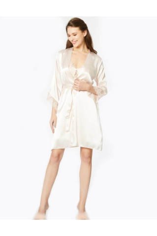 Pierre Cardin 6040 6'lı Saten Gecelik Sabahlık Çeyiz Seti
