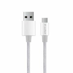 Soultech 2A Micro Metal Rope Platinum Data Kablo -  DK036G