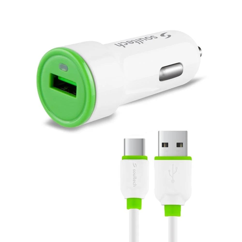 Soultech 3.1A Type-C Comfort 2 USB Araç Şarjı + Usb Kablo -  SC345B