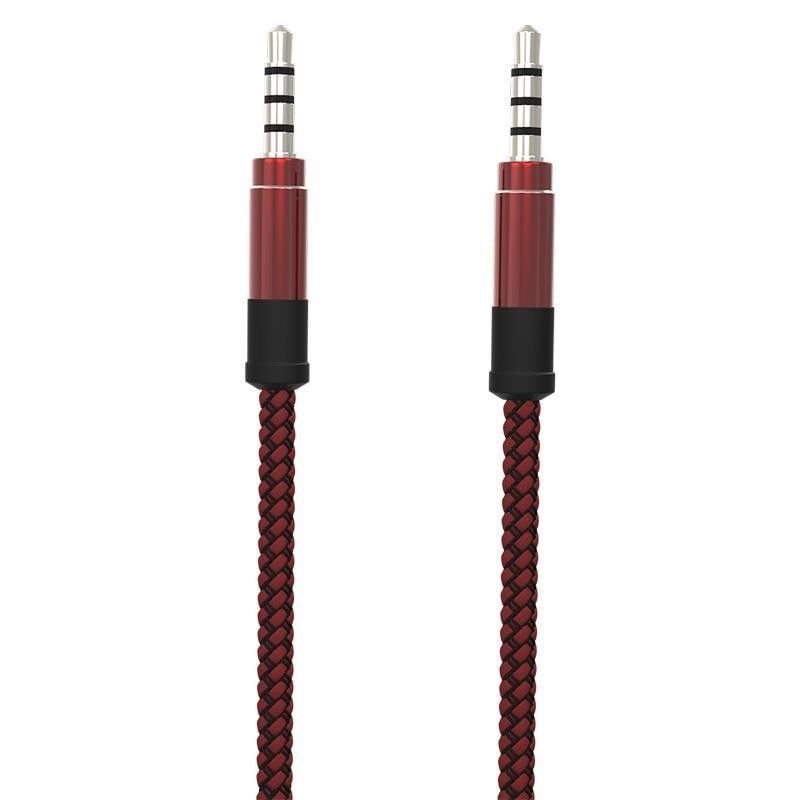 Soultech 3.5mm AUX (Stereo Ses) Kablosu İpli Kırmızı -  DK902K