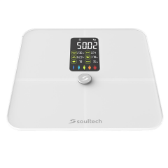 Soultech AT001B WellDone Bluetooth Smart Body Fat Scale White