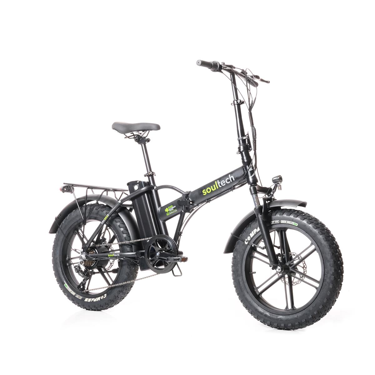 Soultech EB003 Elektrikli Katlanır Bisiklet Siyah